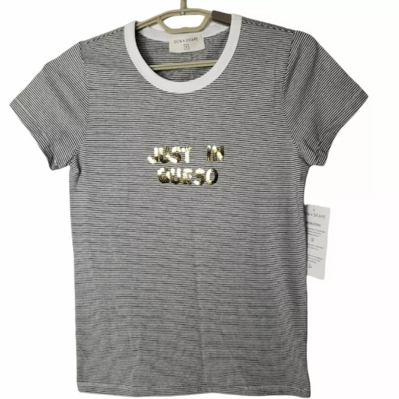 Bow & Drape T Shirt - Picture 1 of 5